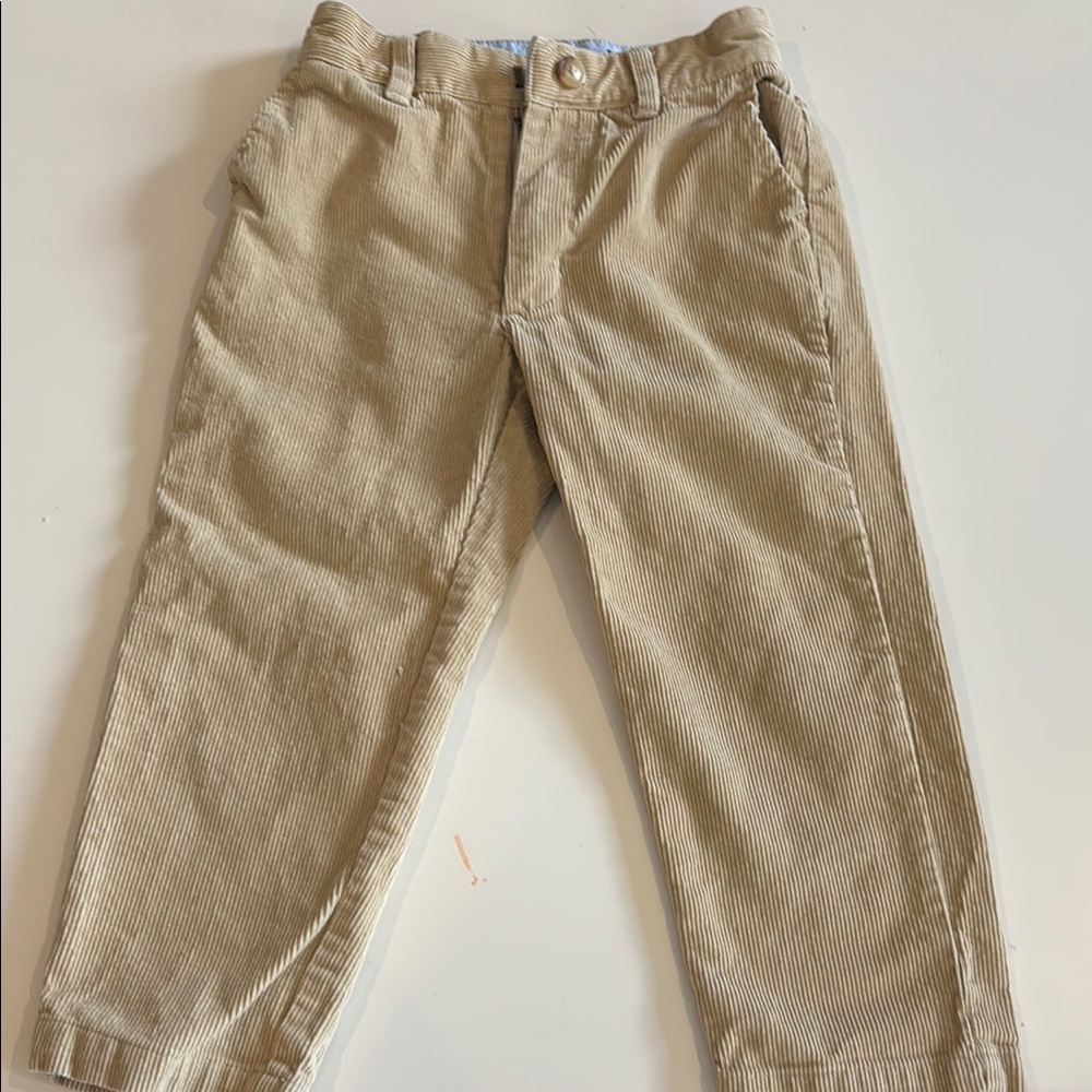 Little English Tan Corduroy Pants